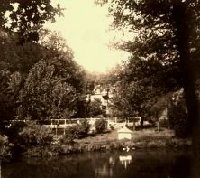 V0468 - St-Quay, route de la Vallée Verte, un étang