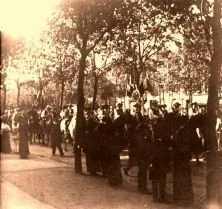 V1198 - La fanfare, Enghien, 25 mai 1913