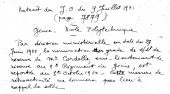 Décision d'affectation au 8ème génie à Tours