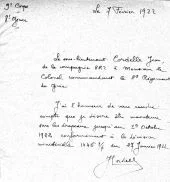 Fin de service le 1/10/22