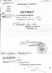 Maintien de l'affectation au 8ème Génie