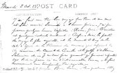 Carte de Daddy envoyée de Grèce en 1923