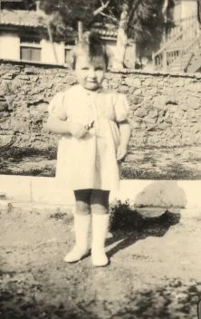 Brigitte en Grèce, à Castella, janvier 29