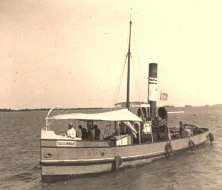 V1085 - Port de Rosario, le remorqueur "Saïgonnais", 12/1937