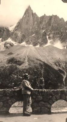 Georges Chedal et Suzanne Chedal en voyage en Savoie