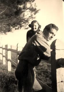 Vierville, Noël 36, Brigitte et Michel