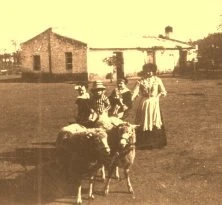 V0151 - La Celia, moutons et enfants