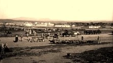 V0336 - Oujda (Maroc), 29 avril 1911, campagne de la Moulouya, départ de l'équipage de pont