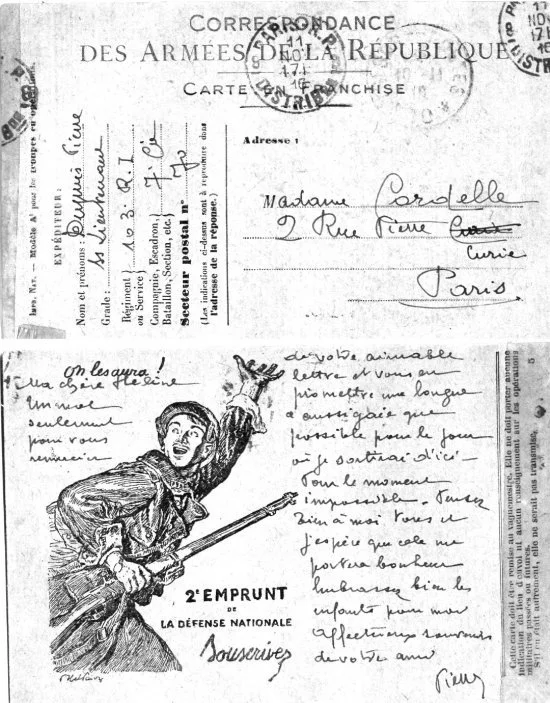 Dupuis Pierre, sous-Lieutenant, 103ème RI, 7ème Cie, SP n°70