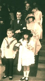 En 3ème ligne, Gabriel Dessus et Odette Bligny