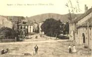 la maison des George sur la place du marché à Saales (après la guerre, 1920)