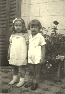 Anna-Maria Tonazzi avec Jean-Paul, Rosario, novembre 1932