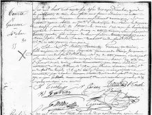 mariage de LFT2 dit Francis Tourte en 1836