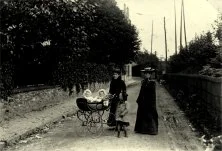 promenade en landau, Ermont 1902