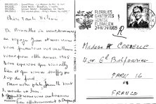 1965, carte de Bernadette Dupuis