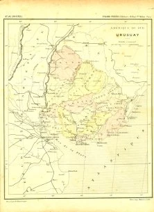 Carte de l'Uruguay