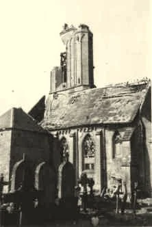 La tourelle détruite