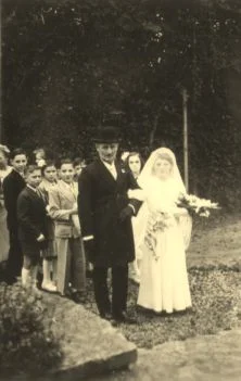Mariage de la fille d'Edmond Jean, notre fermier à Longueville