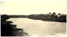 Ancien embarcadère des enrochements destinés au port de Rosario en 1906