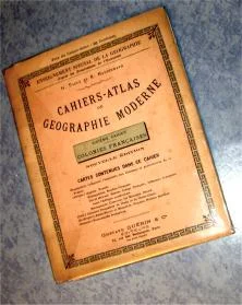 Cahier atlas N°6 Colonies Françaises, non relié