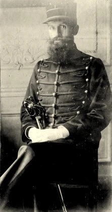 Louis Thirion, officier de réserve, vers 1906