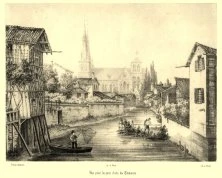 Vue de la Porte Croix des Teinturiers