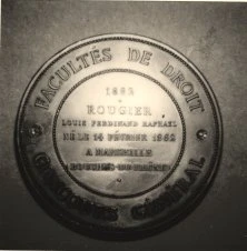 Médaille du Concours Général de la Faculté de Droit
