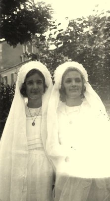 Renouvellement de la profession de foi le 8 juin 1942 à Bourg