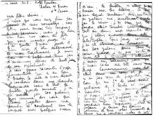 lettre de Granie à ses filles, 14 août 43