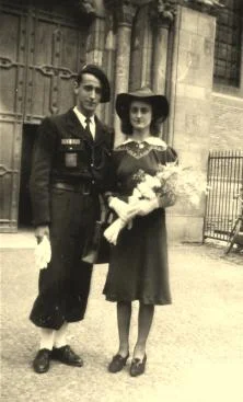Mariage de Paulette Fazembat avec Jean Ducaud