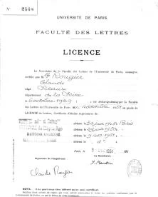 Grand père a surveillé de près le poids de Claude depuis l'été 48 jusqu'à l'été 49. Claude était fatiguée, avait de la fièvre, elle a passé un mois à la maison de repos d'Argueil en octobre 48, puis plusieurs mois à l…