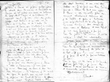 2ème lettre de Claude, en été 52, elle continue son séjour en Italie