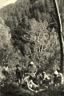 Camp en Norvège