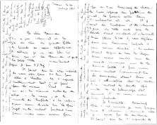 lettre de Claude à Granie fin mai 48? 49?