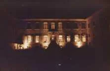 le château de la Pioline illuminé