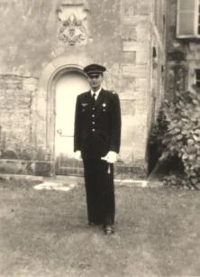 Jean-Louis, officier de l'Air, à Vierville, octobre 55