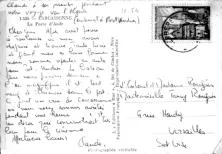 La carte envoyée fin octobre 54 de Port-Vendres, avant d'embarquer pour Oran,