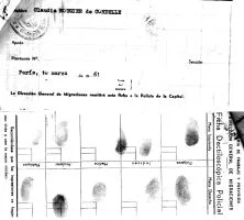 le casier judiciaire de Claude, avec les légalisations