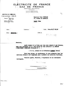 Affectation à EDF