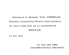 Faire part