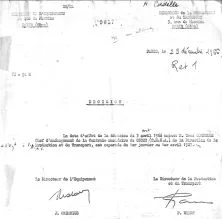 2ème décision qui reporte le transfert au 1er avril 1967