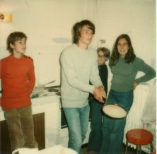 les crêpes: Martin, Christophe, Renaud et Isabelle