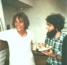 Frédéric (peu avant son départ à Berkeley) et Denis