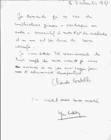Souhaits de Claude pour ses derniers moments