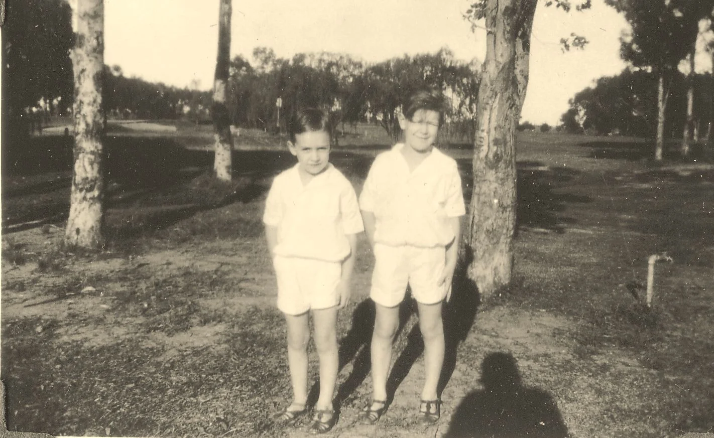 François et Michel au golf de Rosario — Rosario, janvier 1930